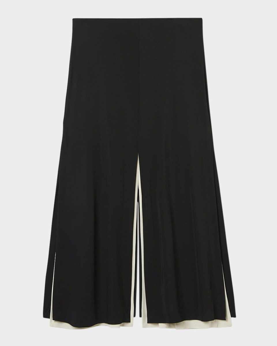 Incise Multi-Slit Midi SKirt